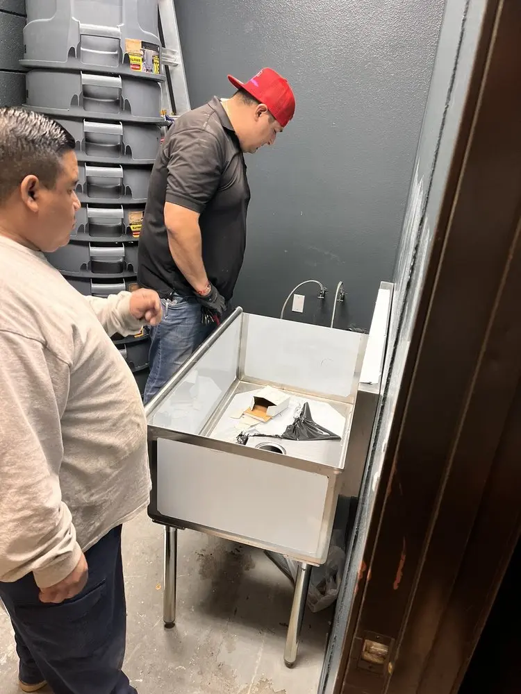 Commercial plumbing and sink installation in Bel Air